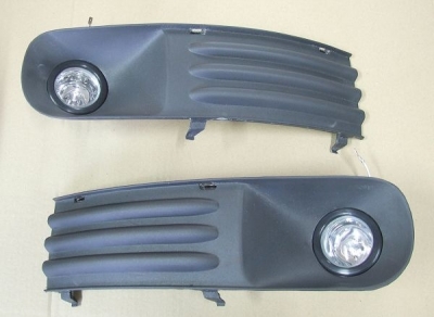 Nou! Kit de înlocuire directă cu halogeni cu grile și becuri cu LED faruri de ceață pentru Volkswagen TRANSPORTER T5 2003-2010