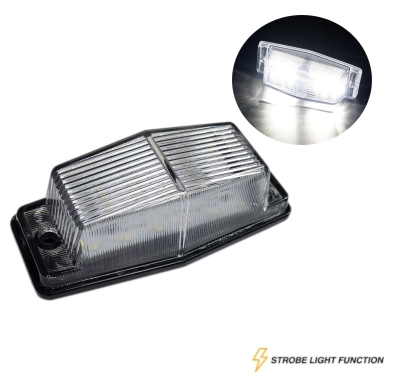 Lumină LED Albă de Gabarit cu Flash pentru Asistență Rutieră 12 LED-uri 12V - 24V