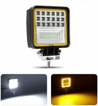 LED Lampa Flexzon Lumina Ceata Iluminat Alb / Galben 126W 12V / 24V Flood Beam Exterior Jeep Cabina