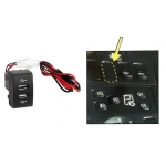 Incarcatorul Auto Dual USB Integrat compatibil cu Mercedes Actros MP3 (6/08>12/13) Actros MP4 (9/11>)