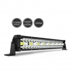 LED Bar Flexzon, 9D, 390W, 12V-24V, 56 Cm, TRI-row, Spot & Flood Combo Beam