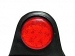 2 bucăți - Indicatori laterali cu diodă din plastic LED 24V Lumini de semnalizare pentru platformă de remorcă de camion alb roșu