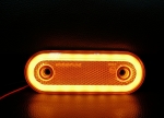 LED Lampa Gabarit Flexzon, Neon Efect, cu Suport, Galben, Forma Ovala, 12-24V