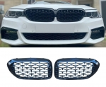Set 2X Grile Frontale Compatibile Cu BMW 5 Seria G30 G38 520i 530i 540i 2017-2019