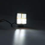 Far cu diodă LED de 162 W, ​​alb, galben, lampă de ceață 12 V 24 V
