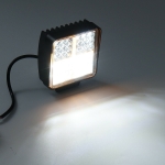 Far cu diodă LED de 162 W, ​​alb, galben, lampă de ceață 12 V 24 V