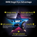 Set 2 Becuri Led Marker Angel Eyes BMW E39 E60 E61 E39 E63 E64 E65 E66 E83 X5 BMW, alb