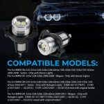 Set 2 LED becuri Angel Eyes, 12V pentru BMW E90 E91 cu Canbus