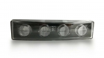Led Lumină de semnalizare, față, marker pentru Scania - 180 mm x 40 mm + conector Alb sticlă, lumină portocalie