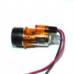 Bricheta Auto Universala 12V cu LED lumina  Orange integrata 28-29mm