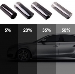 Profesional Folie auto pentru întunecarea geamurilor fără zgârieturi de origine americană, Negru Anti-zgâriere, 35% 50cm x 3m