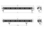 Led Bar Proiector Flexzon, 3 functii, 52cm, 60W, 4800lm, 12V - 24V, E-Mark, pentru ATV, Jeep, Barca, Camion, Tractor