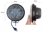 Proiector faruri LED 5D de 5.7 inchi, universal, scurt/lung, 12-24V 2 buc
