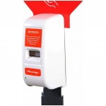 Dispenser Gel Dezinfectant cu Stand Metalic, Automat, "No Touch" cu Senzor, 1L, si Baterii Incluse