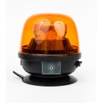 Girofar Flexzon, LED, Acumulator Reincarcabil, cu Magnet si Ventuza, 12-24V, Galben, 10 LED, E-Mark