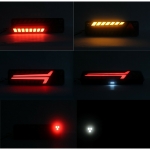 Set 2 Lampi Auto LED Spate, Cu Semnalizare Dinamica, 52cm x 14.6cm, Universale, 7 Functii, Neon Glow, Potrivit Pentru DAF, MAN, Scania, Iveco, Volvo, Mercedes