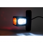 Set 2X Lampa Laterala LED Flexzon, Neon Efect, Pentru Gabarit 12v - 24v, Rosu, Portucaliu, Alb, 100mm х 79mm