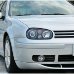 Proiectoare de Ceata Flexzon,Albe, Sticla clara, Pentru Volkswagen VW Golf 4 IV 1997-2006