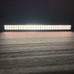 LED Bar Flexzon, Flash, Galben Cross DRL, 80cm, 12V-24V, Spot Beam, 60 Leduri, 9000 lumen, 180W