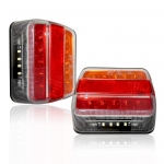 Set 2 Lampi Auto LED Spate Flexzon, Universale, 5 Functii, Remorca, Camion, Trailer, 12-24V