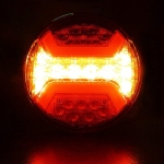 Set 2 Led Lampi Stop Auto Flexzon, Neon Glow, E-Mark - E9, pentru Remorca, Camion, Trailer, 12/24V