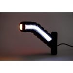 Set 2X Lampa Laterala LED Flexzon, Neon Efect, Pentru Gabarit 12v - 24v, Rosu, Portucaliu, Alb, 18cm